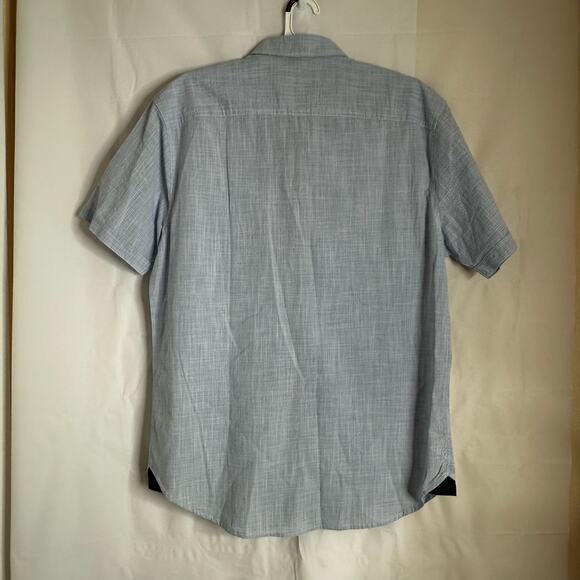 Thread & Cloth 100% Cotton Men's Button Down Casual Blue Shirt Size XL - Picture 8 of 10
